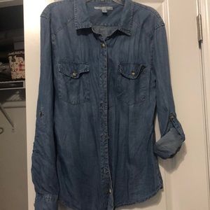 Blue Jean Button Down Shirt